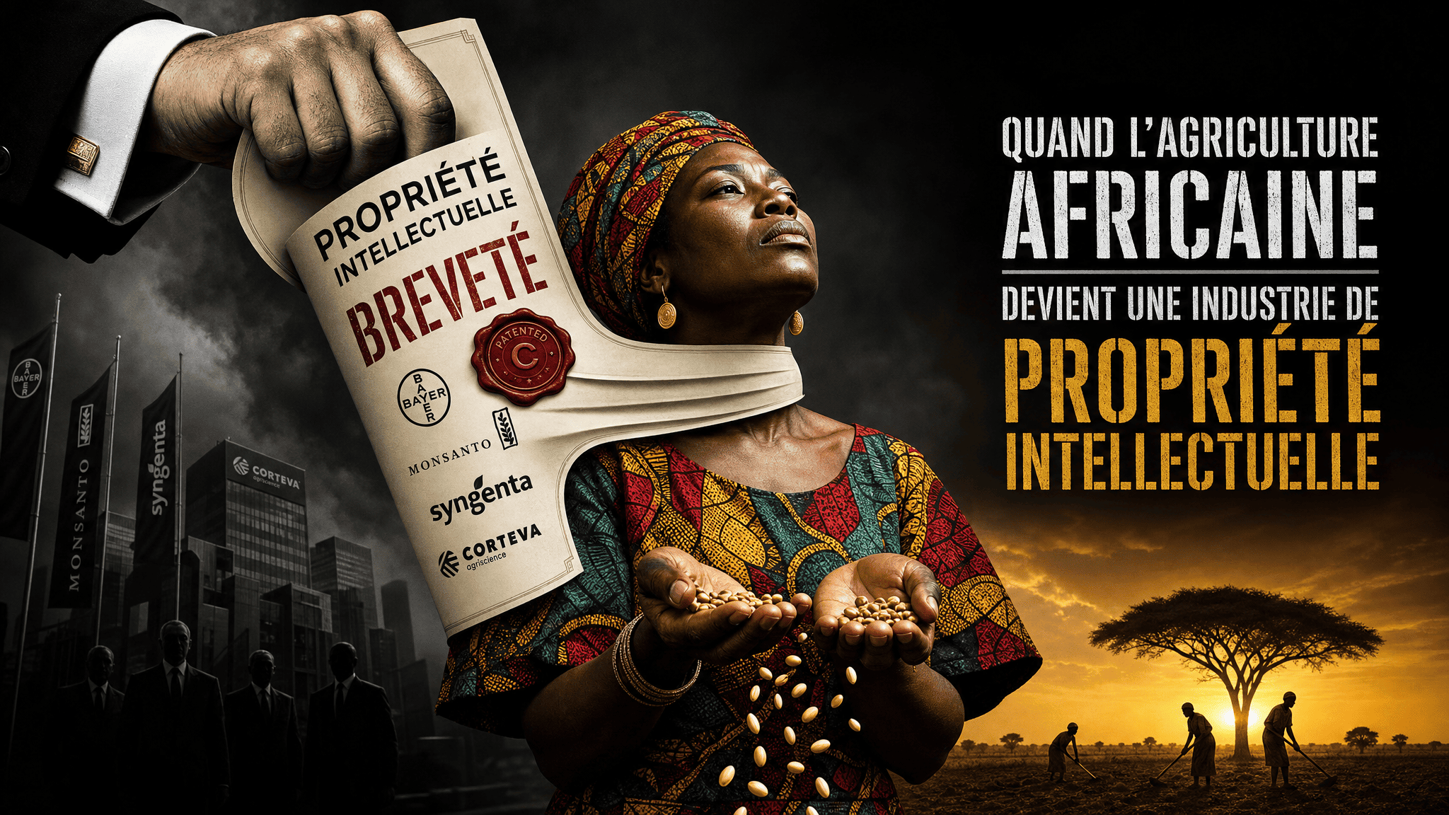 Quand l'agriculture africaine devient une industrie de propriété intellectuelle