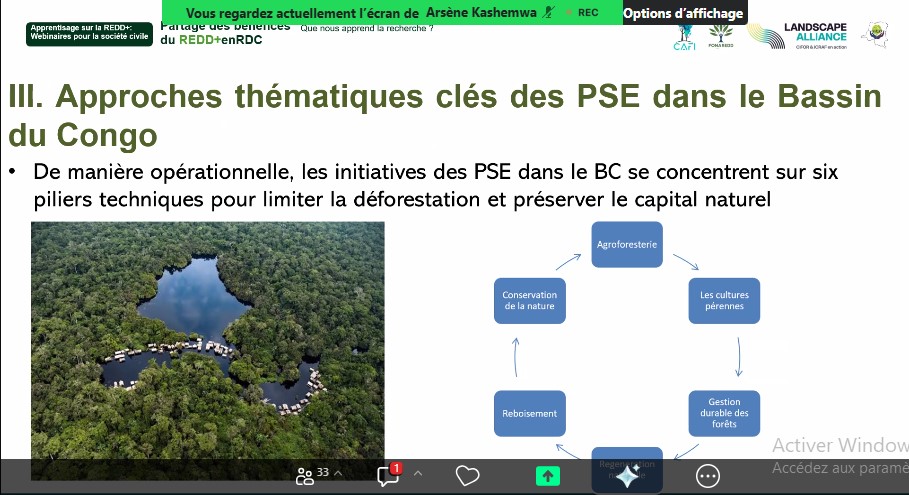 Payments for Environmental Services in the Congo Basin : What Research Tells Us